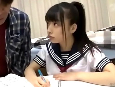「先生も本当は…シタいんでしょ？♡」黒髪ポニテの清純JKのくせに家庭教師を誘惑するイケナイ子♡